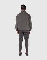 Basic Nylon Zip Up Jacket - D.Grey