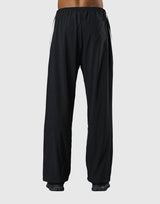2-Line Adjustable Wide Track Pants - Black
