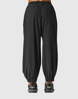 Nylon Lounge Joggers - Black