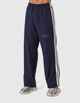 2-Line Adjustable Wide Track Pants - Navy