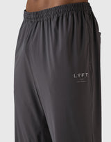 Stretch Nylon Straight Long Pants - D.Grey
