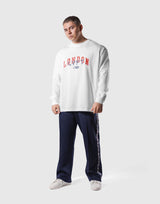 Vintage London Logo Long Sleeve T-Shirt - White