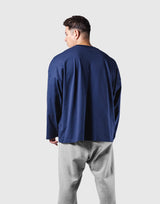 LÝFT Extra Big Long T-Shirt - Navy