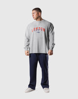 Vintage London Logo Long Sleeve T-shirt - Grey