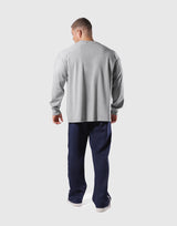 Vintage London Logo Long Sleeve T-shirt - Grey