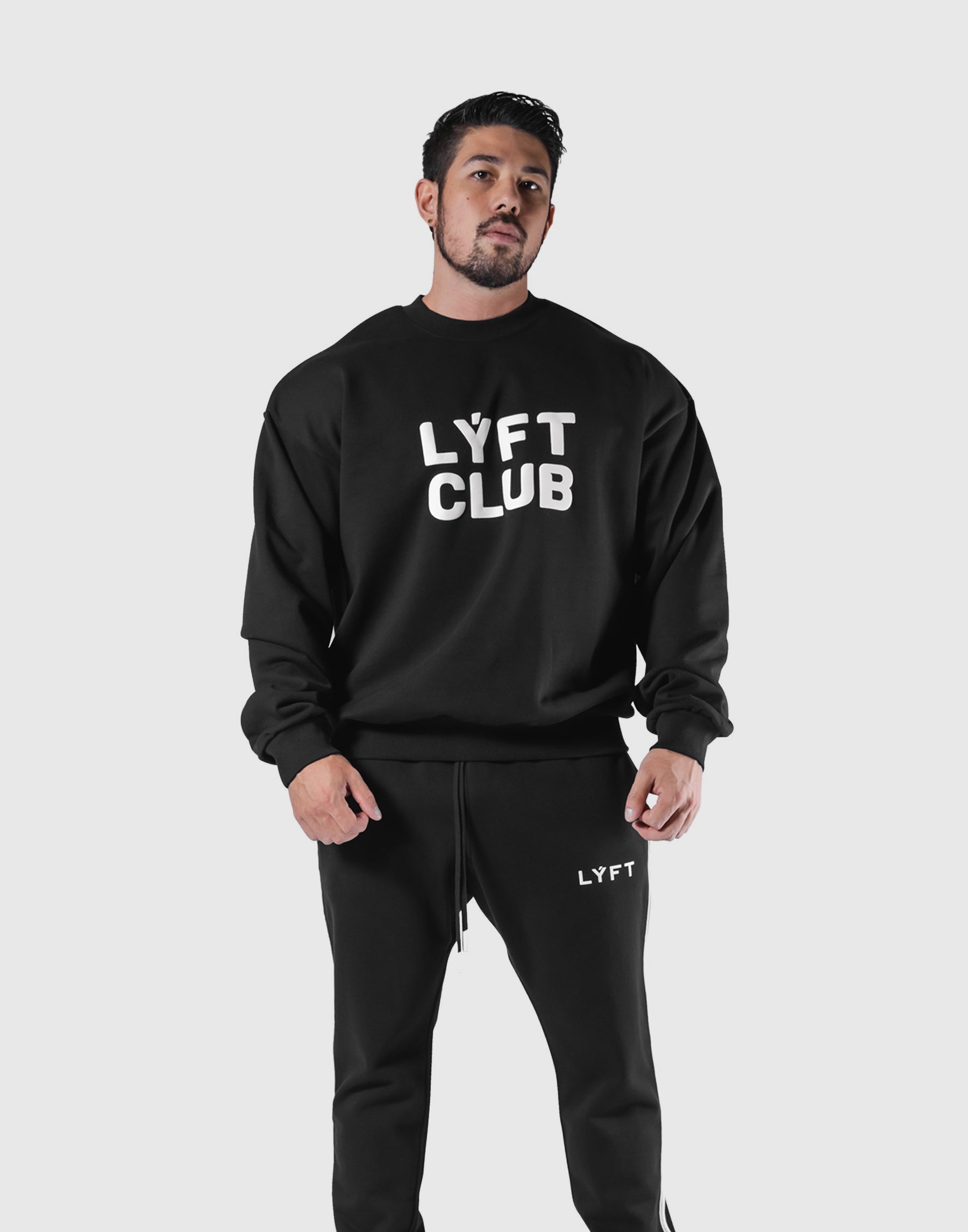 LÝFT CLUB Crewneck Sweat - Black