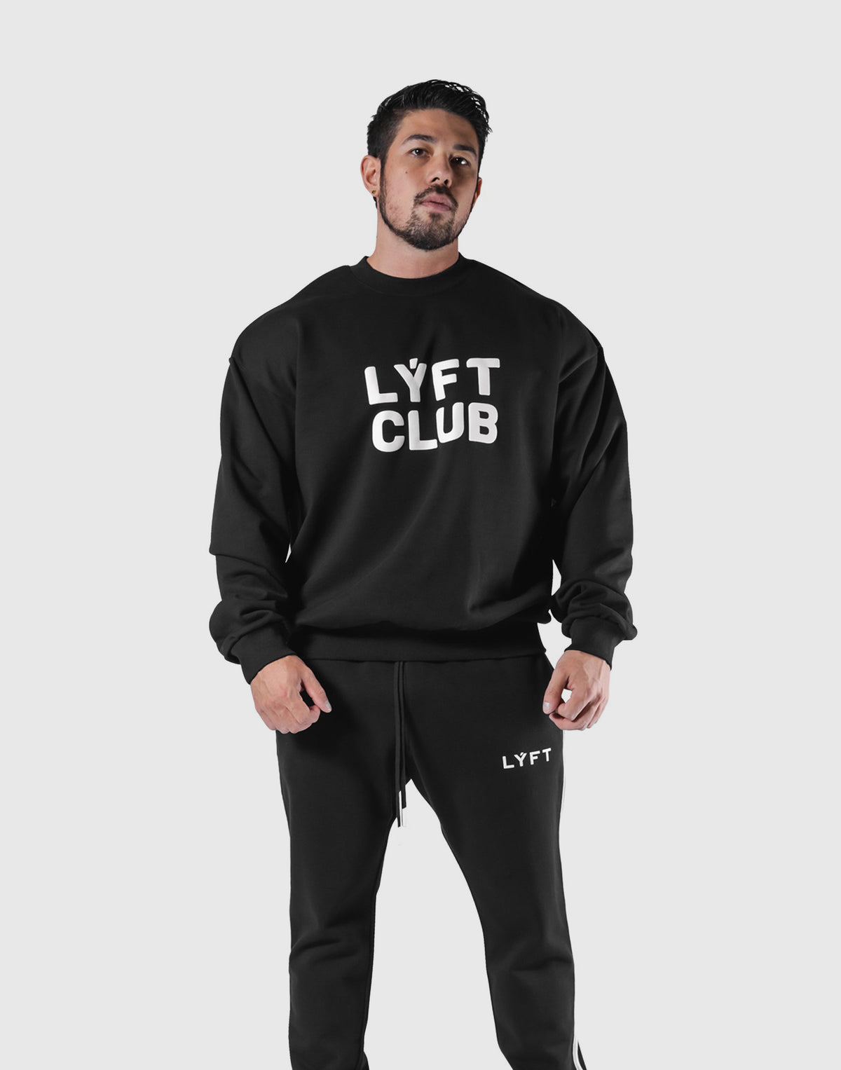 LÝFT CLUB Crewneck Sweat - Black