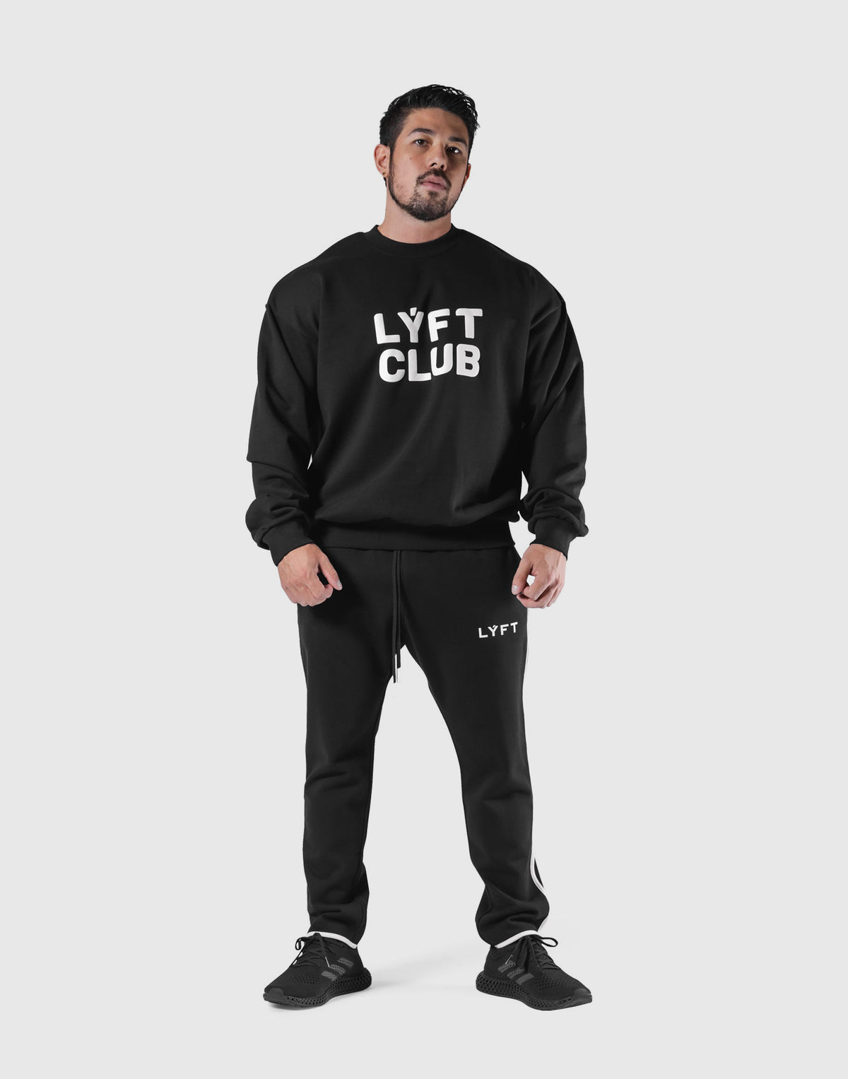 LÝFT CLUB Crewneck Sweat - Black