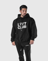 LÝFT CLUB Oversize Sweat Hoodie - Black