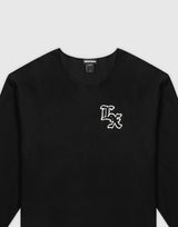 LÝFT × XXX Limited Cut-Off Long T-Shirt - Black