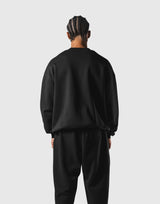 One Point LÝFT Oversize Crewneck Sweatshirt - Black