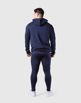 Standard Fit Stretch Pullover Hoodie - Navy