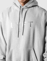 New Flag Oversize Sweat Hoodie - Grey