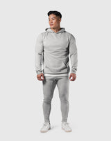 Standard Fit Stretch Pullover Hoodie - Grey