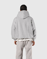 Pile Wappen Oversize Hoodie - Grey