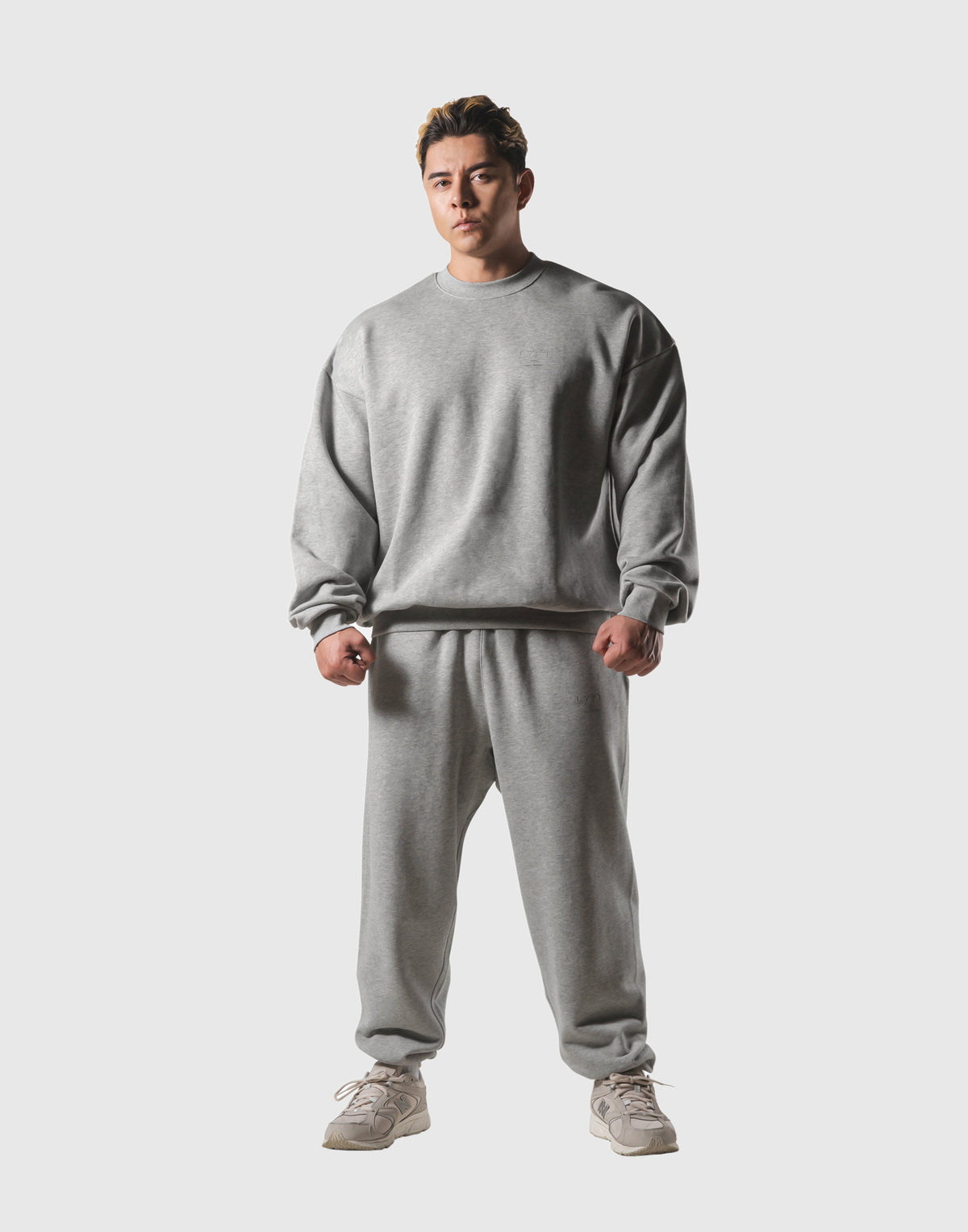 One Point LÝFT Oversize Crewneck Sweatshirt - Grey
