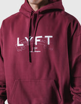 Heritage Logo Oversize Sweat Hoodie - Red