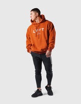 New Flag Oversize Sweat Hoodie - Orange