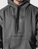Y Oversize Sweat Hoodie - D.Grey