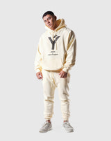 Y Oversize Sweat Hoodie - Ivory