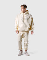 New Flag Oversize Sweat Hoodie - Ivory