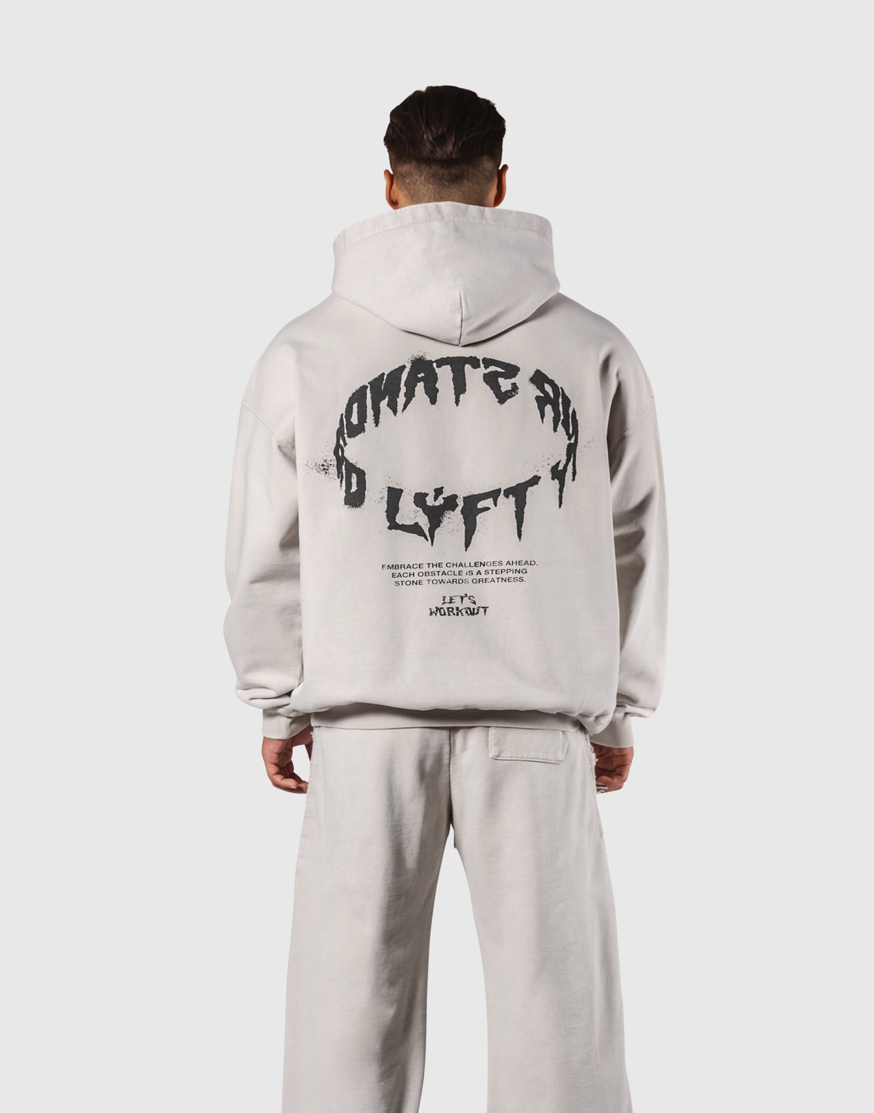 トップス LYFT SPLASH RING VINTAGE OVERSIZE HOODIE Splash Ring Vintage Oversize Hoodie - Ivory – LÝFT