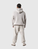 BTL Double Jacquard Knit Hoodie - Ivory