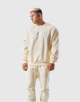 LÝFT Oversize Crew Neck Sweat - Ivory
