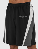 2Line Wide Shorts V.2 - Black