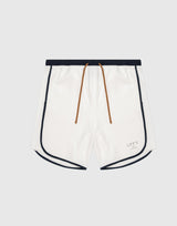Stretch Seam Wide Shorts - White