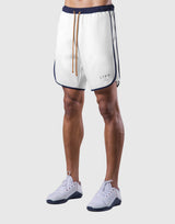 Stretch Seam Wide Shorts - White