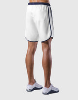 Stretch Seam Wide Shorts - White