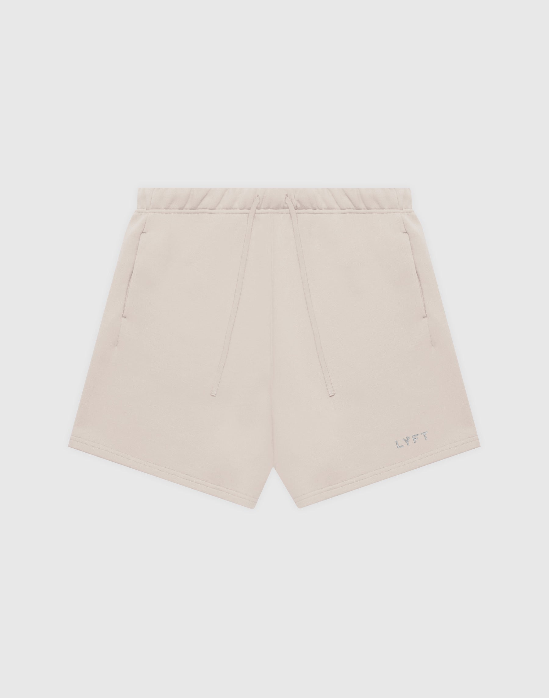 LÝFT Logo Sweat Shorts - Beige