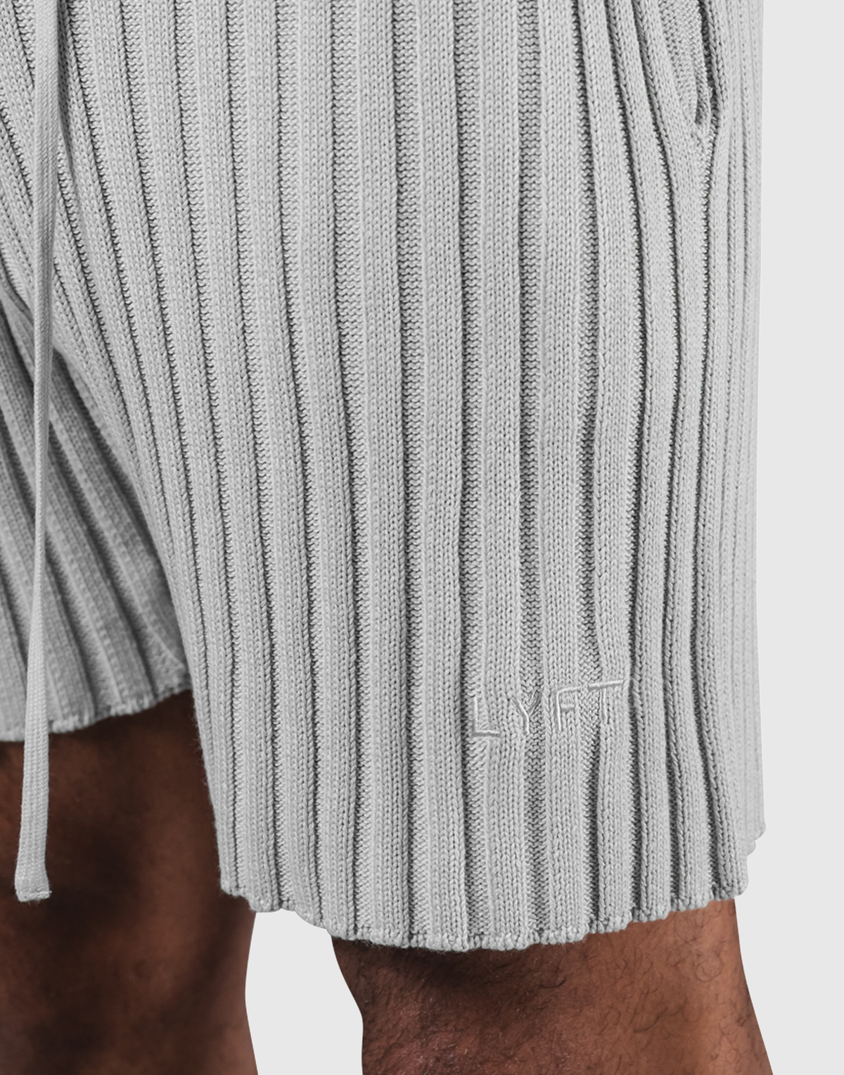Wide Knit Shorts - Ivory