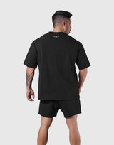 Wing L Logo Big T-Shirt - Black