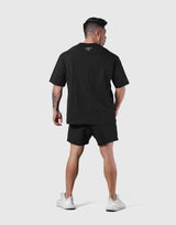 Wing L Logo Big T-Shirt - Black