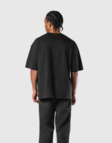 Vintage London Logo Big T-Shirt - Black
