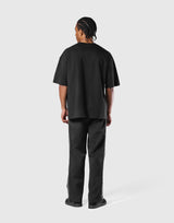 Vintage London Logo Big T-Shirt - Black