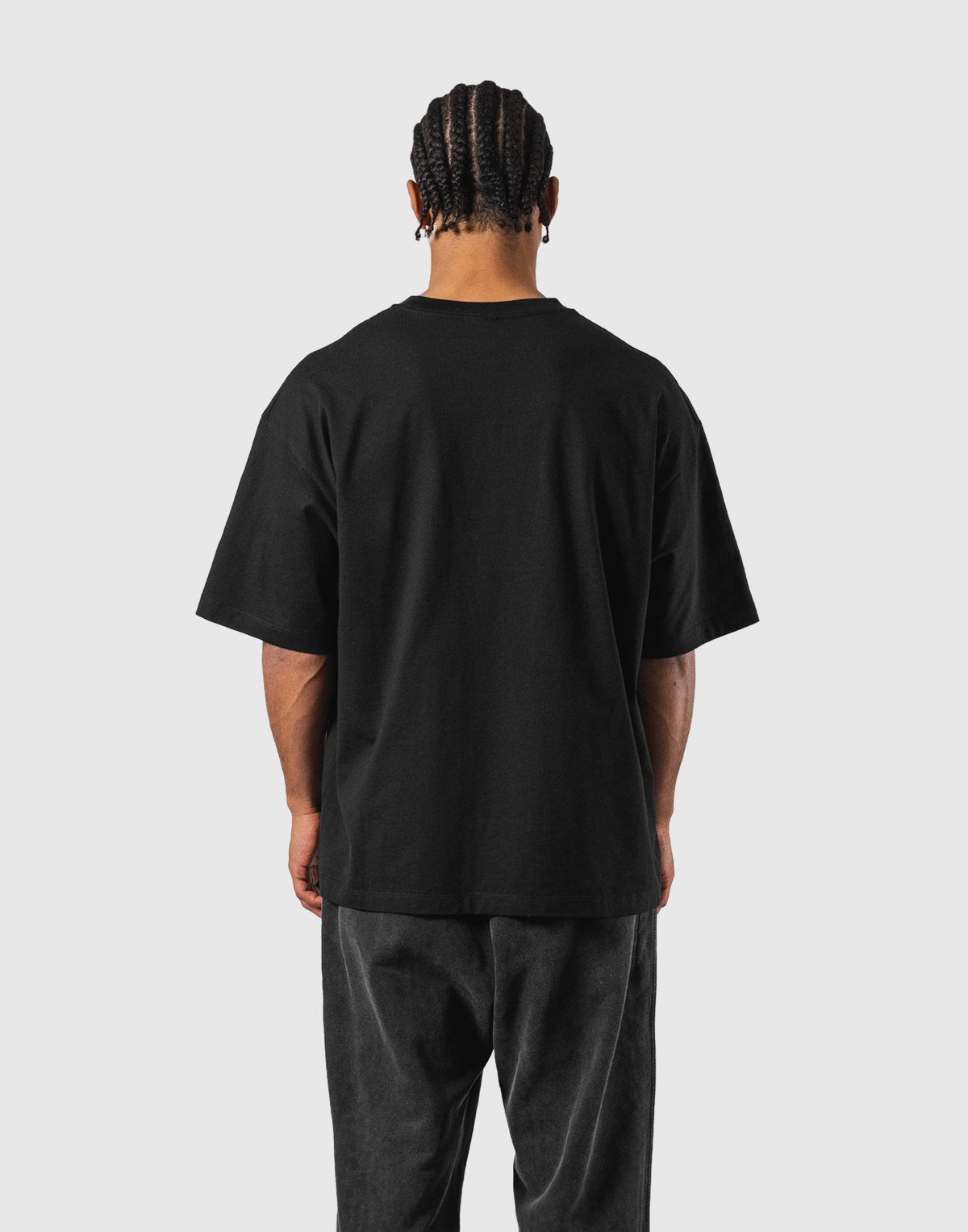Panther Ý Graphic Vintage Big T-Shirt - Black