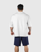 LÝFT Athletic Logo Extra Big T-Shirt - White