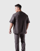Wing L Logo Big T-Shirt - D.Grey