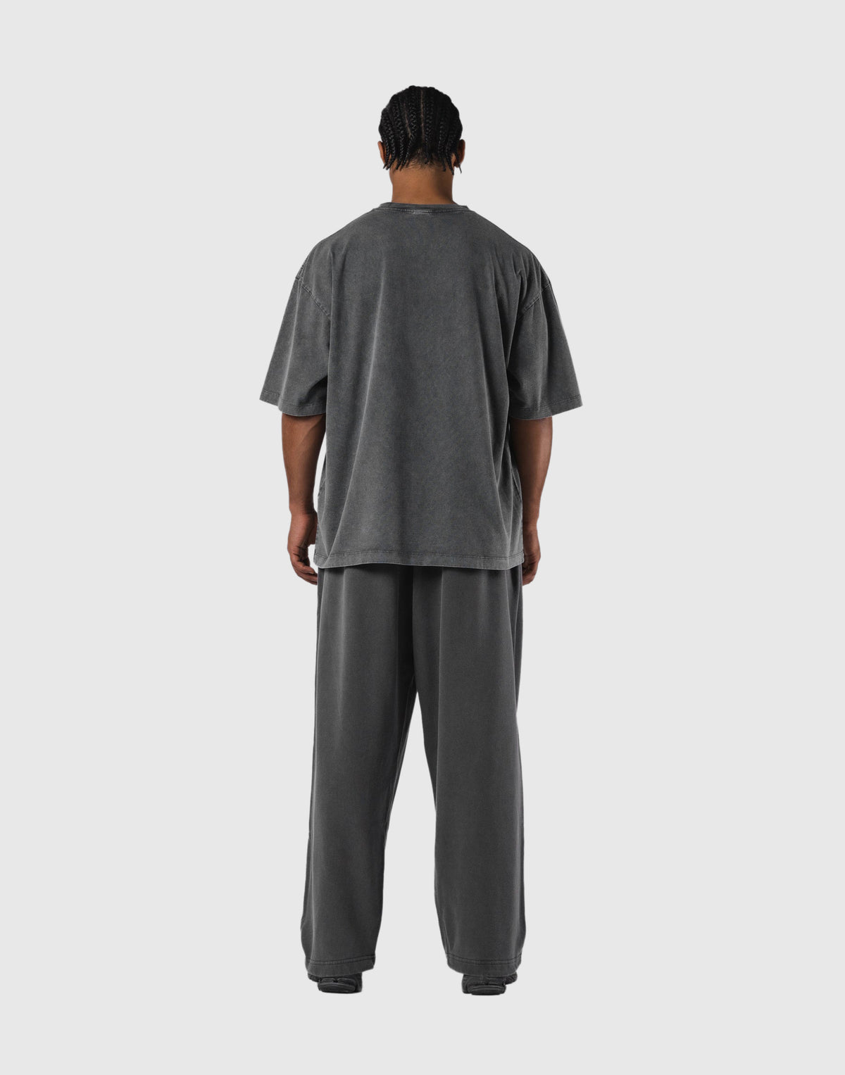 One Point LÝFT Logo Vintage Big T-Shirt - D.Grey