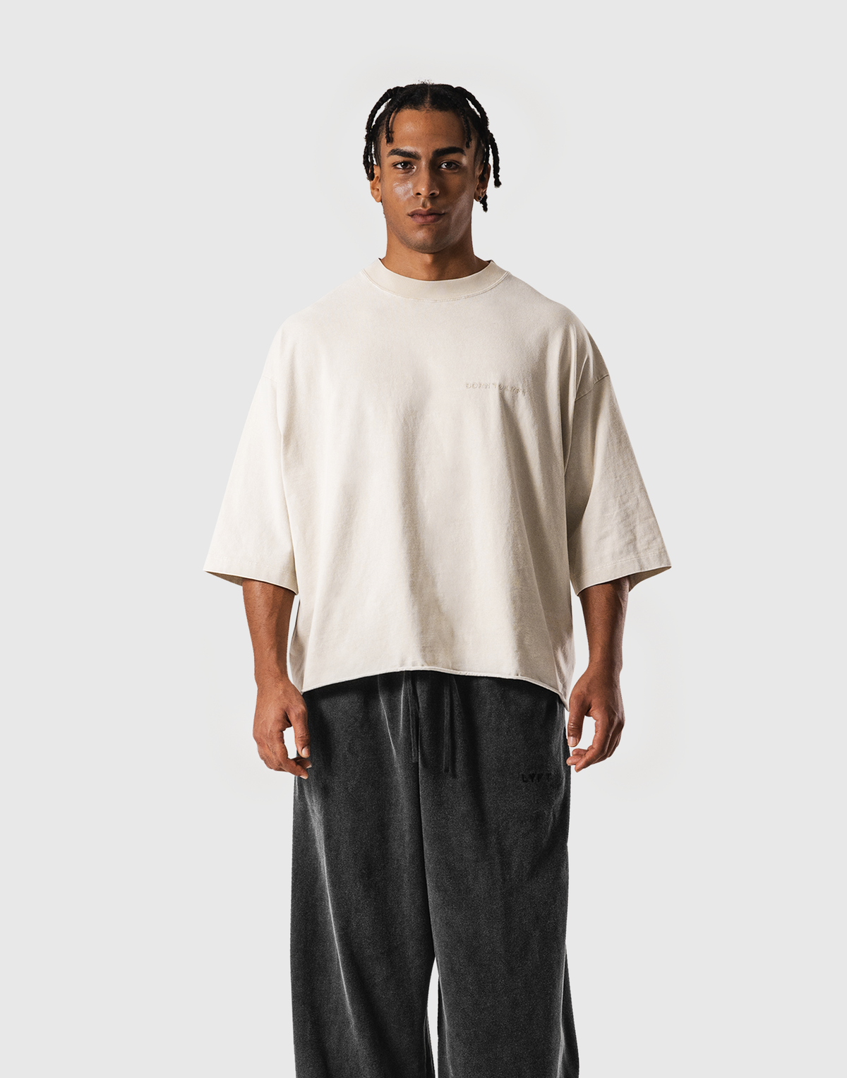 One Point BTL Vintage Extra Big T-Shirt - Ivory