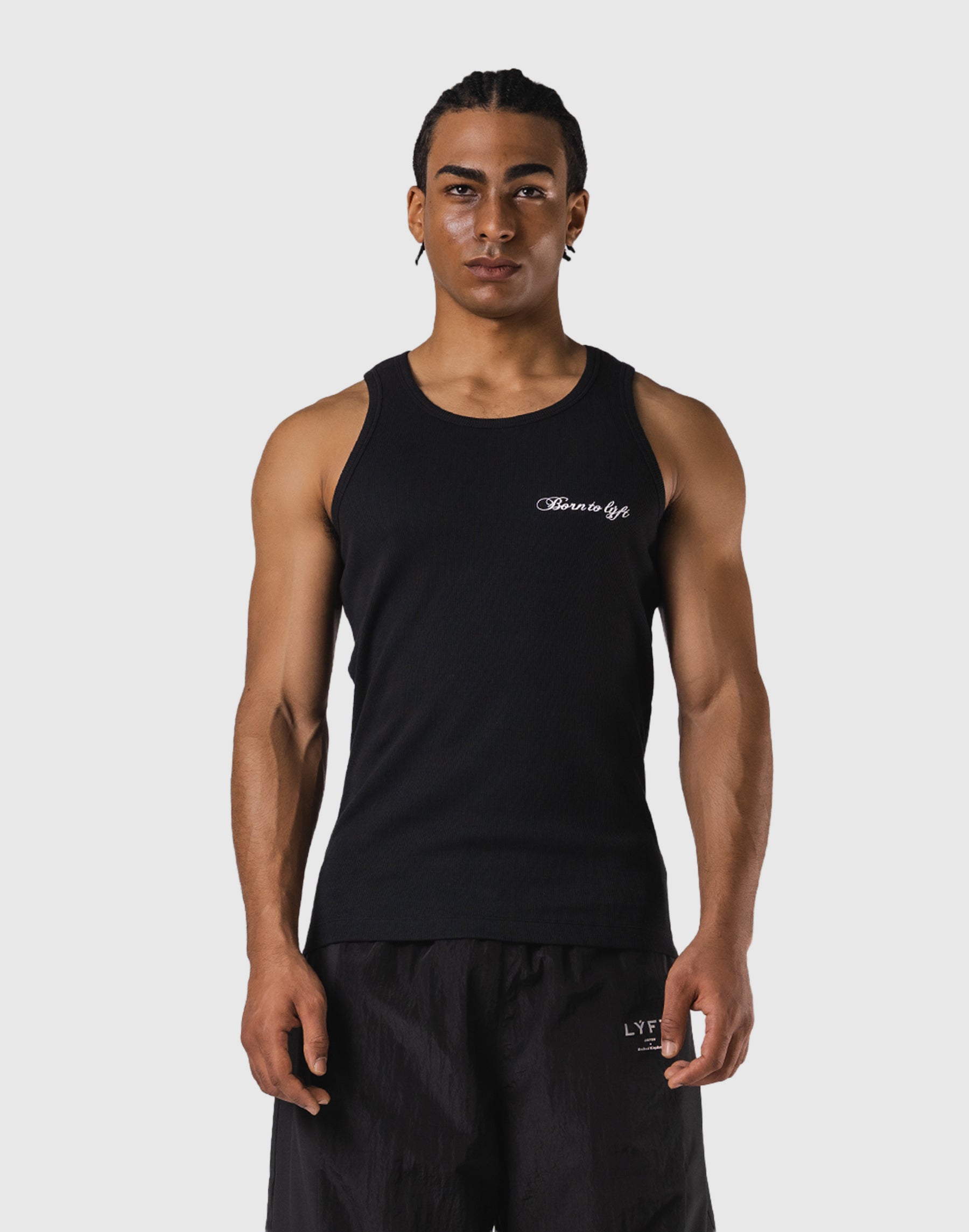 トップス LYFT ORIGINAL RIBBED TANKTOP - XL Original Ribbed Tanktop - Black – LÝFT