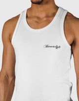 Original Ribbed Tanktop - White
