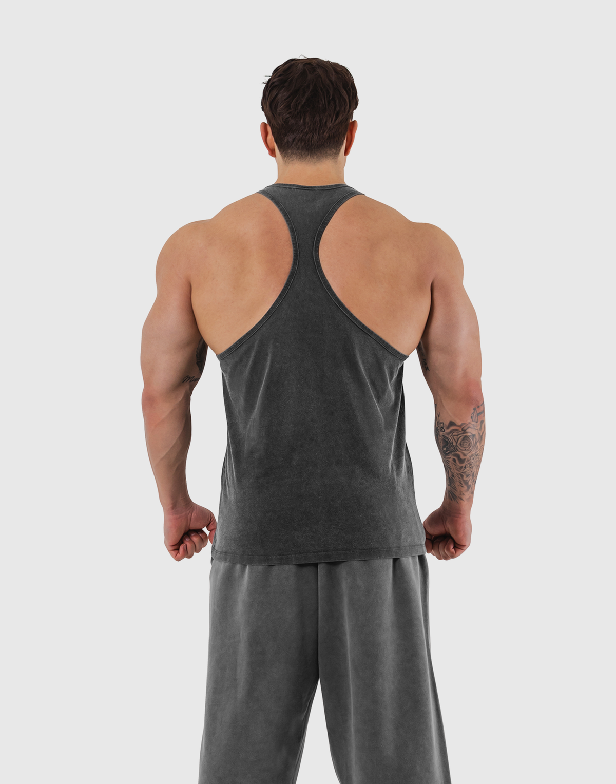 BTL Logo Vintage Training Tanktop - D.Grey