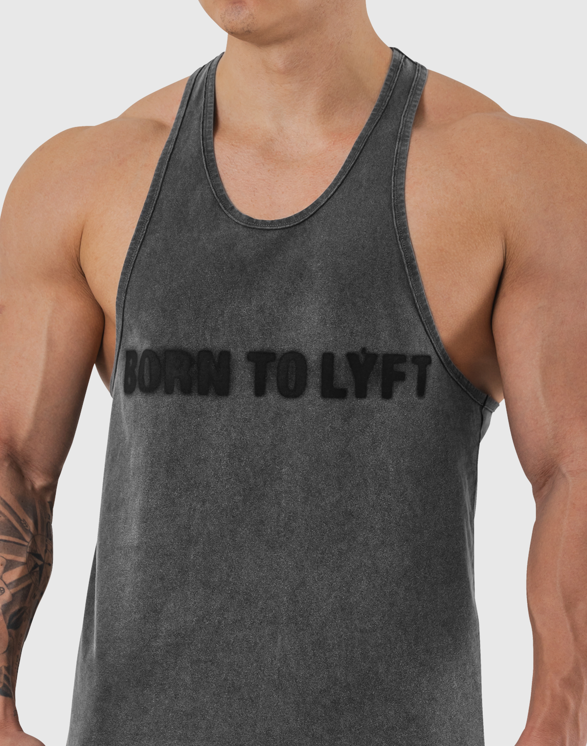 BTL Logo Vintage Training Tanktop - D.Grey