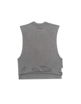 LÝFT × Power House Gym Layered Vintage Tanktop - D.Grey