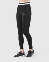 Stripe High-Rise Leggings - Black