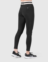Stripe High-Rise Leggings - Black